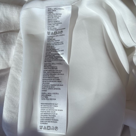 Tommy Bahama Sunrise Twill Linen-Blend Godet Maxi Dress Size 4 - Picture 11 of 12